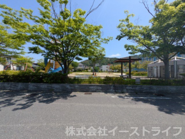 【新築戸建】　いわき市平南白土2期　長期優良住宅の周辺|前川田公園が目の前！お子様の遊び場として◎