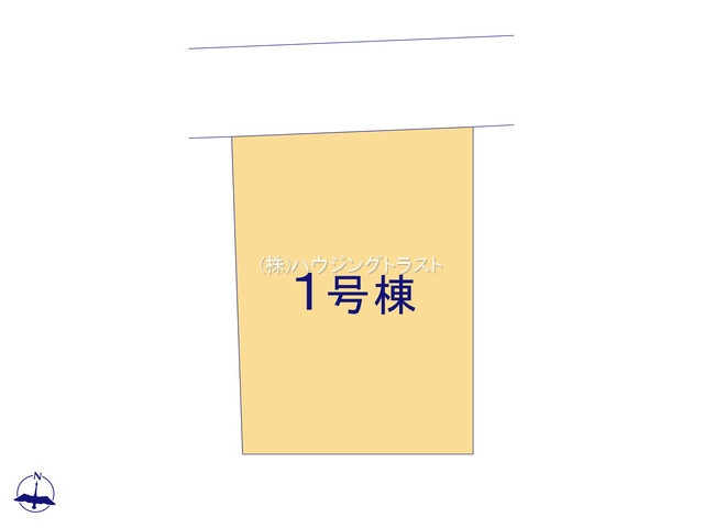 仲介手数料無料　所沢市小手指南2丁目　新築戸建　全1棟の区画図