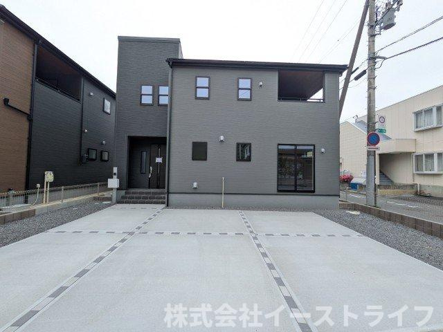 【新築戸建】　いわき市平南白土2期　長期優良住宅の前面道路含む現地写真|東側5.9ｍ公道

