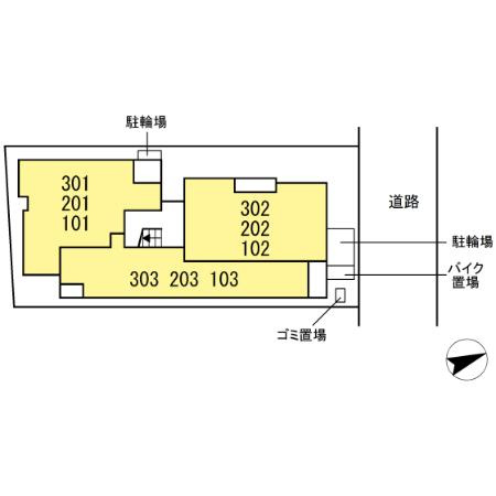 セレスティア一之江の区画図
