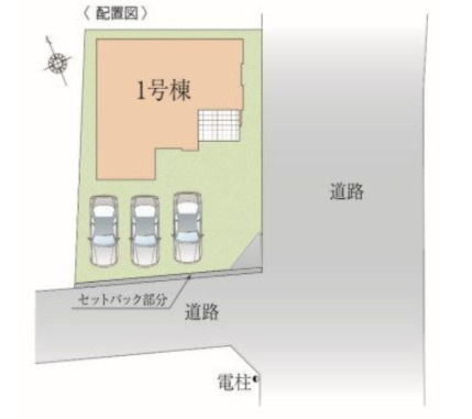 所沢市西狭山ケ丘2期　全1棟　新築戸建の区画図