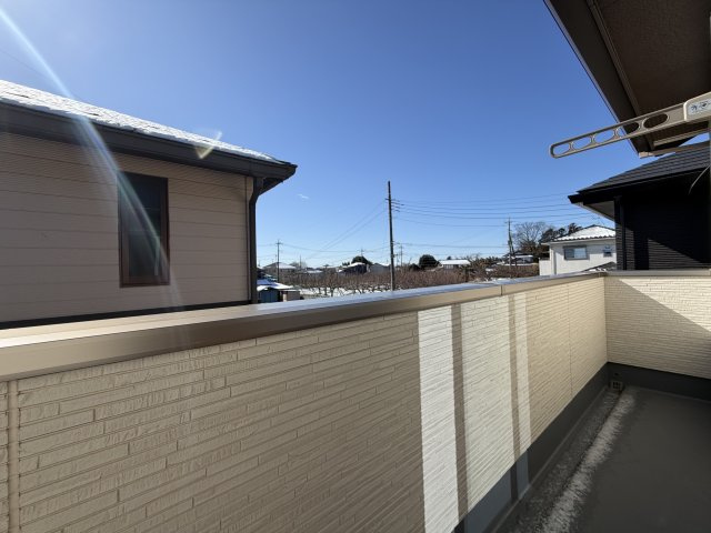 クライン桶川市上日出谷第13期のバルコニー