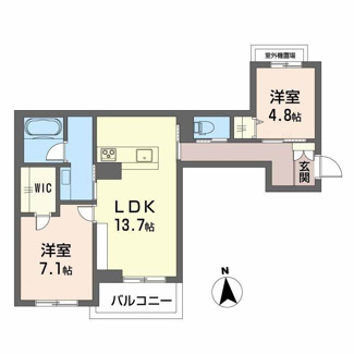 【間取り】 | チェルシー 西津田 Ｅａｓｔ
