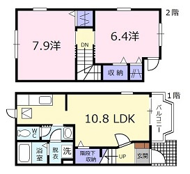 アプリコットの間取り