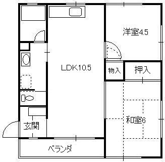 シャリテホサキの間取り