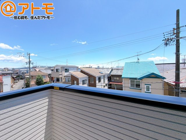【バルコニー】 | 駿河区新川2期　新築戸建　全1棟 | 陽当りの良いバルコニーはお洗濯物はもちろんお布団もふかふかになります♪