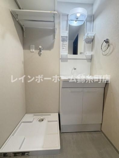 robot home Kanamachiの独立洗面台|※建築中のため参考写真となります。