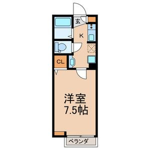 CENTRAGE松戸の間取り