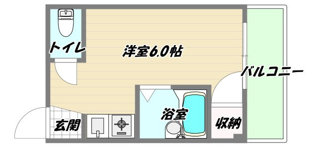 大阪市淀川区十三本町２丁目の賃貸マンションの間取り