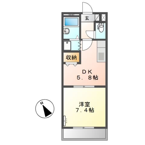 【間取り】 | サンヒルズマキノ