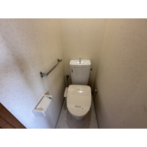 コンパクトで使いやすいトイレです