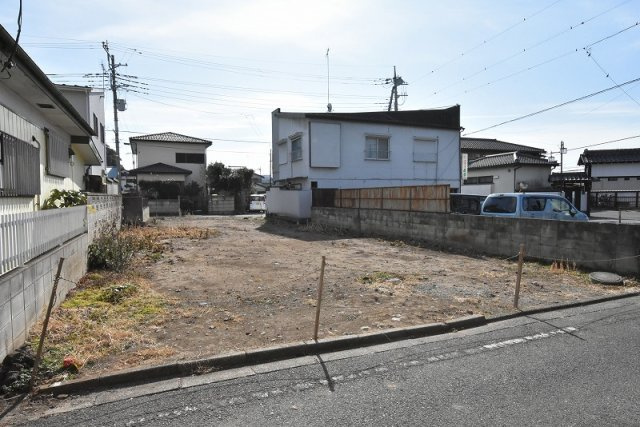 鴻巣市本町５丁目　新築一戸建て全１棟の外観|現地　北西側