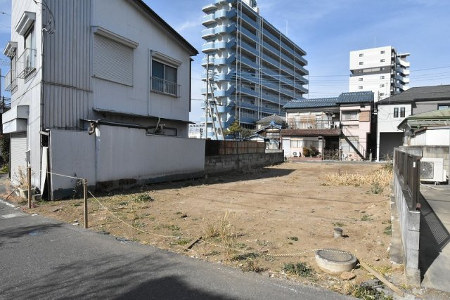 鴻巣市本町５丁目　新築一戸建て全１棟の外観|現地　南東側