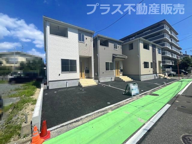 【外観】 | 福岡市南区横手1丁目第7　4号棟（全4棟）【仲介手数料無料・0円】 | 完成しました。物件内部もご見学頂けます。プラス不動産販売にお任せ下さい。