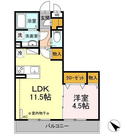 The Flats Hiyoshiの間取り