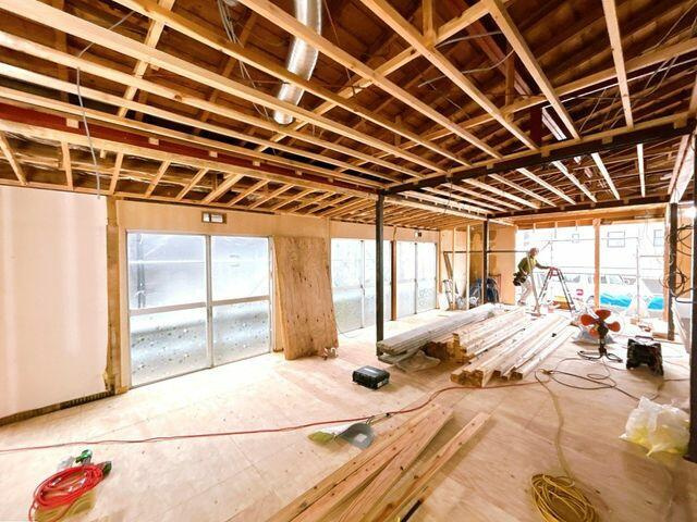 八代市高島町の中古一戸建の居間・リビング|リフォームで生まれ変わります！
