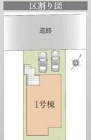 さいたま市見沼区東大宮　1期　新築一戸建て　CRAFT PIT　01の区画図|1号棟