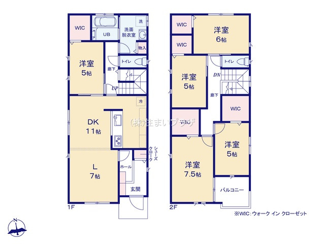 仲介手数料無料）一宮市木曽川町黒田IVの間取り