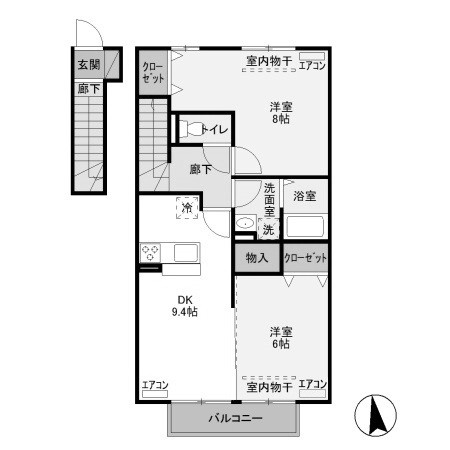 【間取り】 | ブライトグローブN