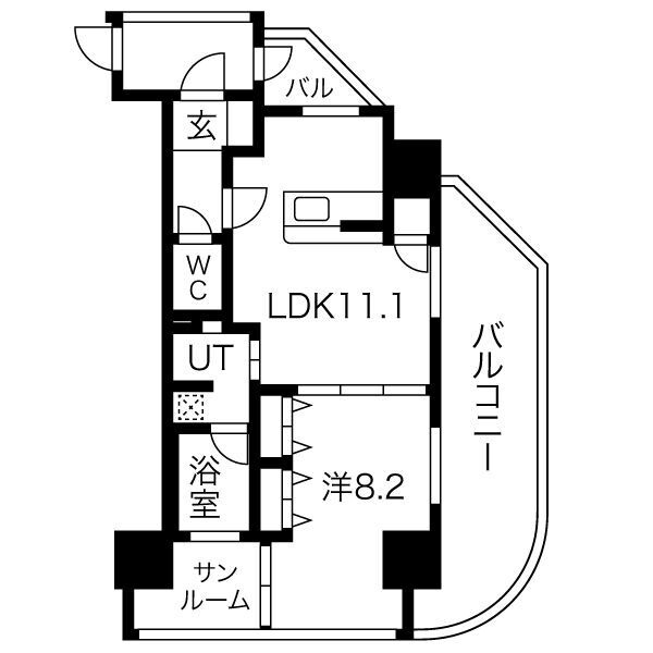 さくらHills ARAKOの間取り