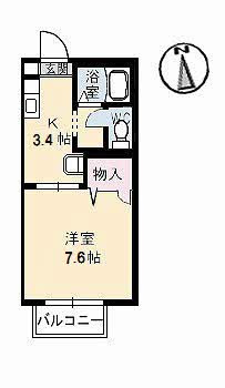 【間取り】 | サンライズコーポ