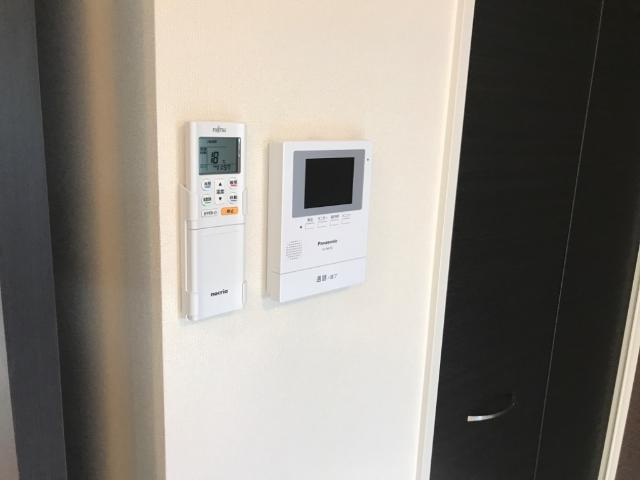 川口市大字安行領根岸　アパート新築工事の内装|カメラ付インターホン（イメージ）
