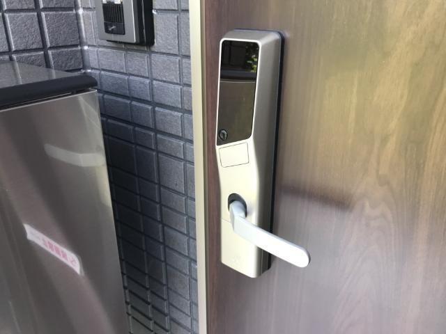 川口市大字安行領根岸　アパート新築工事の内装|電子キー（イメージ）