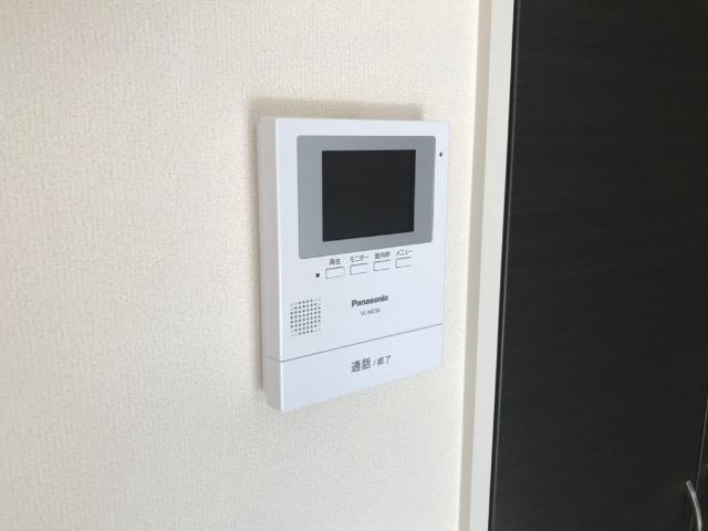 川口市大字安行領根岸　アパート新築工事の内装|カメラ付インターホン（イメージ）