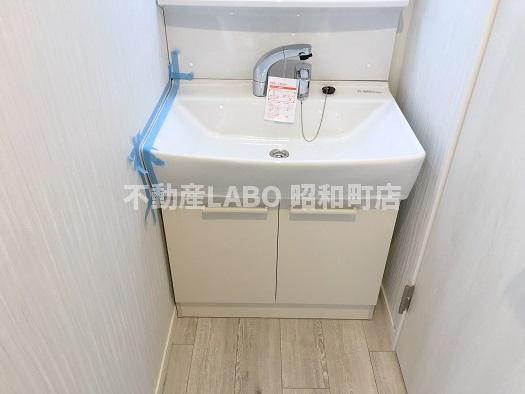 プレミエール西田辺の洗面所
