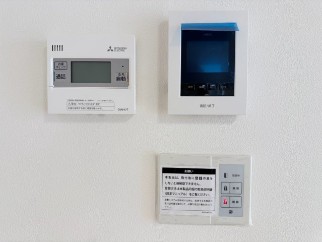 SUN COURTーサンコート－小倉南区下曽根4丁目【小倉南区　新築戸建て】の防犯設備|スイッチ類は一か所にまとめられており壁もスッキリ♪　【小倉南区　新築戸建て】