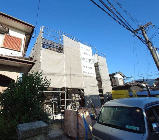 SUN COURTーサンコート－小倉南区下曽根4丁目【小倉南区　新築戸建て】の外観|現地撮影　2026,8,6　SUN COURTーサンコート－小倉南区下曽根4丁目【小倉南区　新築戸建て】