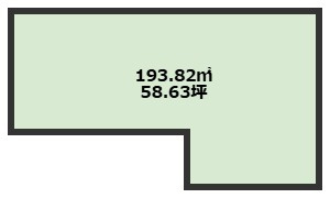 土佐市高岡丙-建築条件付き-売土地の土地図