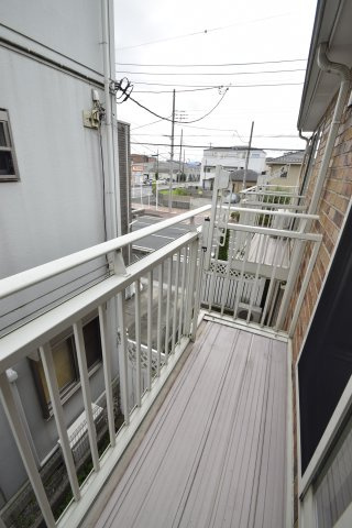 デュプレクスVのバルコニー