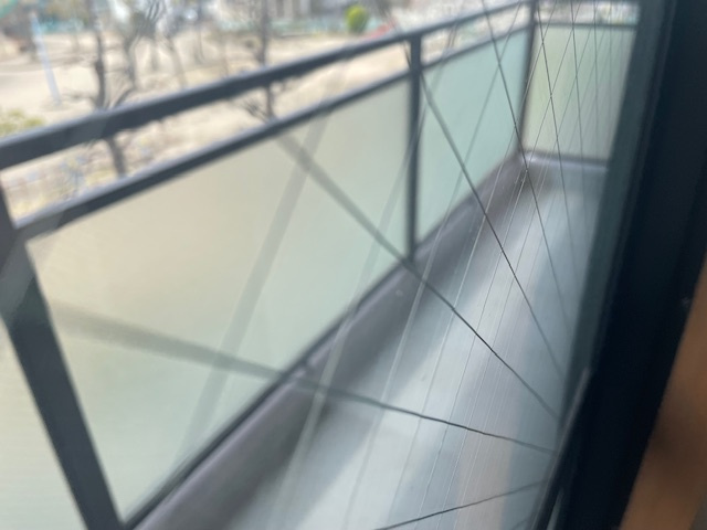 ドミールハッタのバルコニー