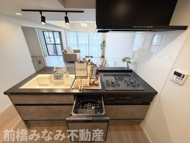 【中古マンション】高崎市常盤町　エトワール　208号室　3LDKのキッチン|お料理しやすいキッチンです