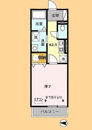 オールメゾンふじみ野の間取り