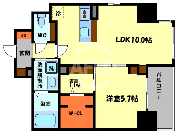 アビエール松屋町の間取り|アビエール松屋町　間取り