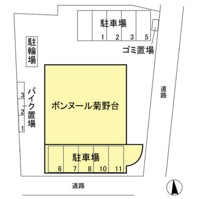 【区画図】 | ボンヌール菊野台