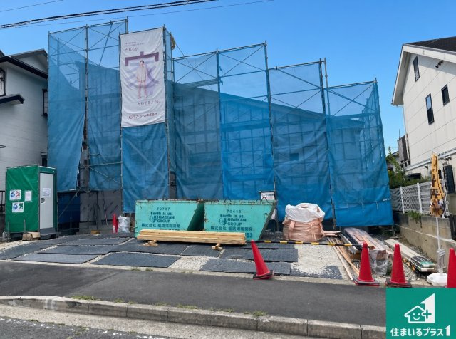 川西市大和東　第4期　新築一戸建ての外観|周辺は落ち着いた街並みの住宅地！子育てがしやすい住環境です！まだ未完成ですが、現地でしかわからない事もございます。是非一度ご覧ください。