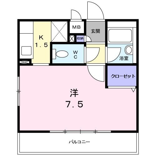 クロスローズ岸根公園の間取り