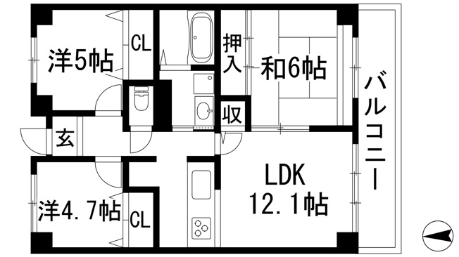 【間取り】 | アーバン幸大
