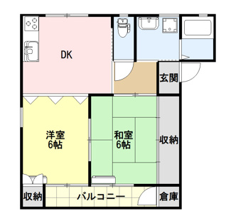 【間取り】 | メゾン佐野 2号棟