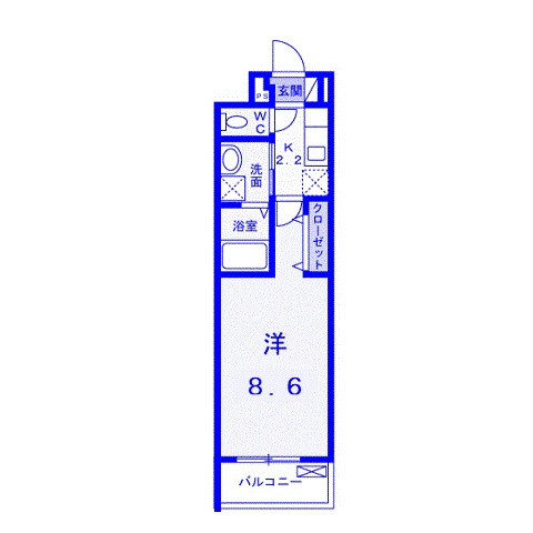 カーサ ステラートの間取り