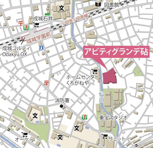 アビティグランデ砧　（Ｂ棟）の地図