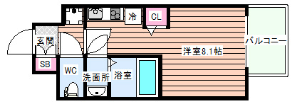 【間取り】 | セレニテ十三ミラク
