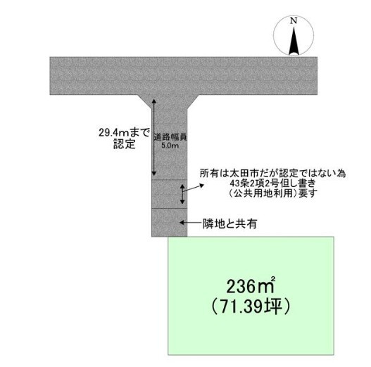 太田市 由良町（細谷駅） 住宅用地
