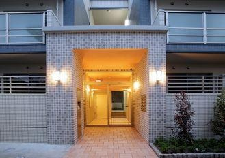 福岡市東区馬出１丁目の賃貸マンションのエントランス|エントランス写真