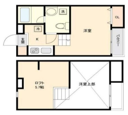 La verita勝田台の間取り