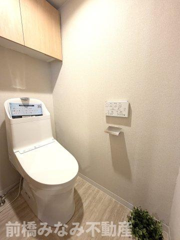 【中古マンション】高崎市貝沢町　サンハイツ　1001号室　3LDKのトイレ|シンプルで使いやすいトイレです