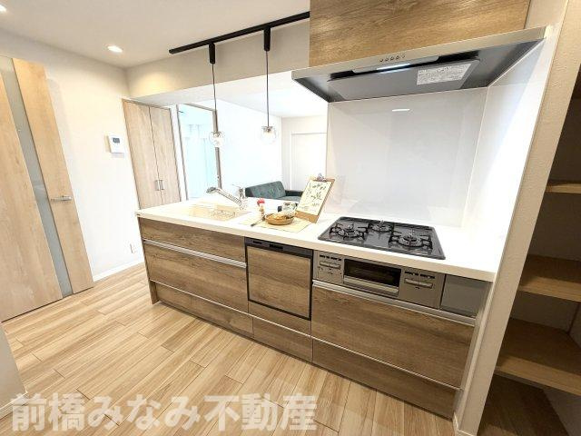 【中古マンション】高崎市貝沢町　サンハイツ　1001号室　3LDKのキッチン|使いやすいキッチンです